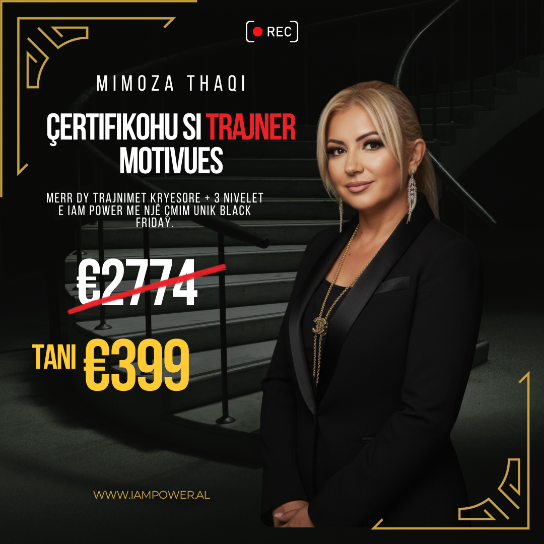 Trajnimet IAM POWER – Trajner Motivues & Trajner Publik